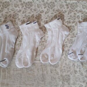 White socks.